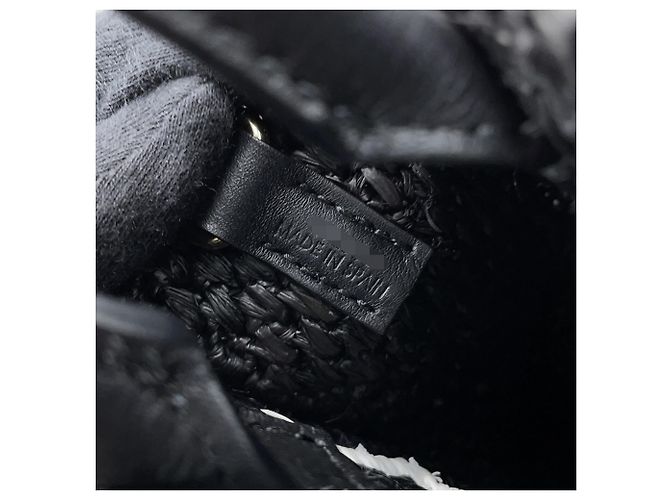 Loewe Standard A5 Tote Handtasche Schwarz Weiß - Ansicht 15