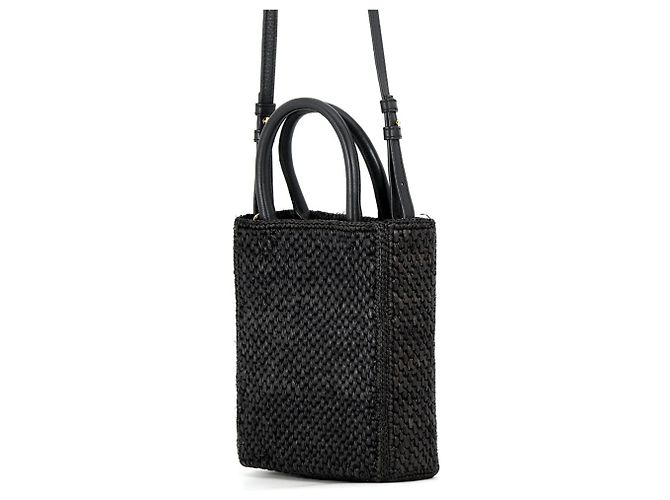 Loewe Standard A5 Tote Handtasche Schwarz Weiß - Ansicht 2