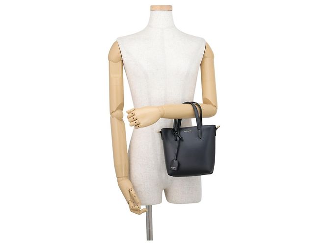 Borsa Balenciaga Mini Toy in pelle di agnello Nero - vista 4