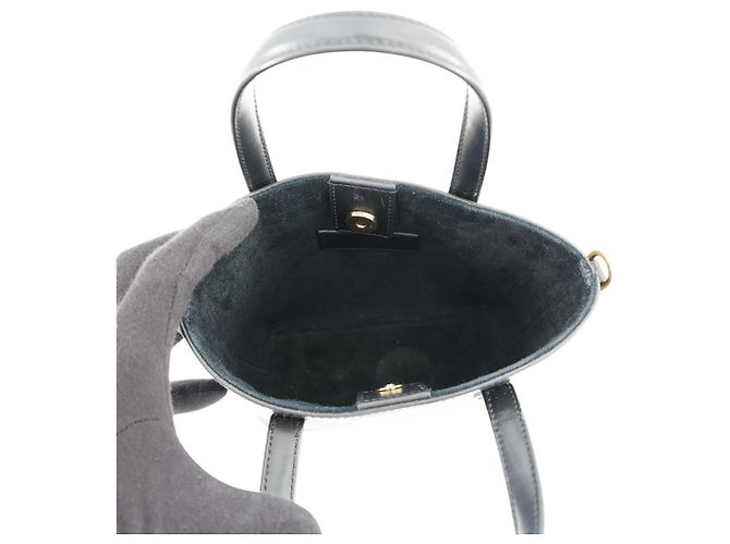 Borsa Balenciaga Mini Toy in pelle di agnello Nero - vista 6