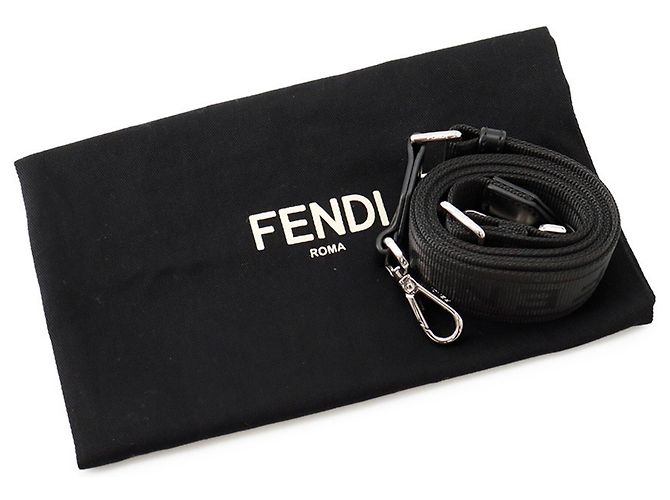 Bolso de hombro Fendi con estampado Zucca Castaño - vista 12