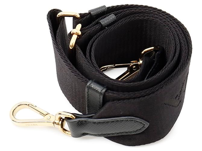 Prada Triangle Nylon Handtasche Schwarz - Ansicht 16
