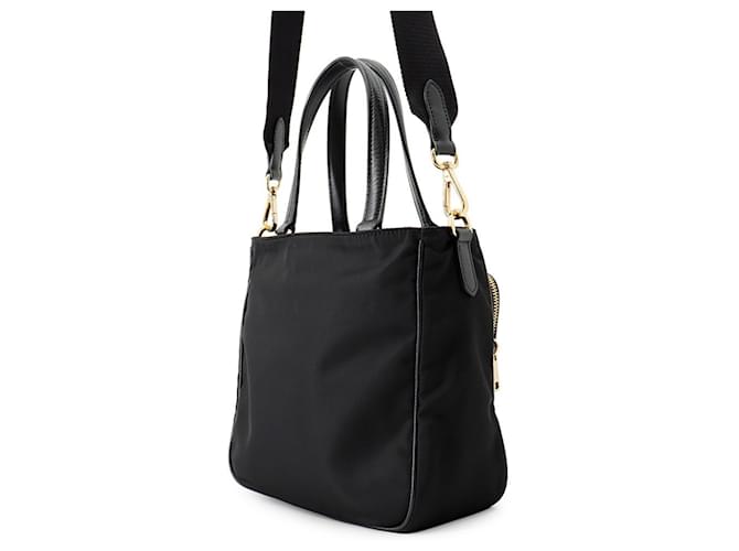 Prada Triangle Nylon Handtasche Schwarz - Ansicht 2