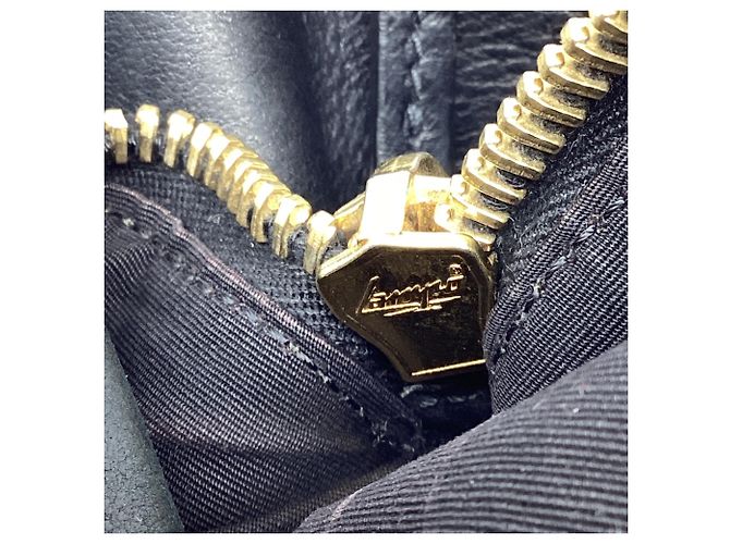 Céline Borsa Hobo Slouched Celine in pelle nera Nero - vista 7