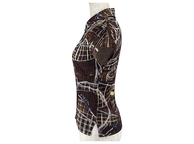 Issey Miyake Camiseta PLEATS PLEASE con estampado Roller Coaster Multicolor - vista 2