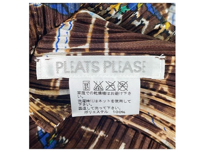 Issey Miyake Camiseta PLEATS PLEASE con estampado Roller Coaster Multicolor - vista 5