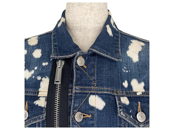 Autre Marque Chaqueta de algodón denim DSQUARED2 Azul - vista 4