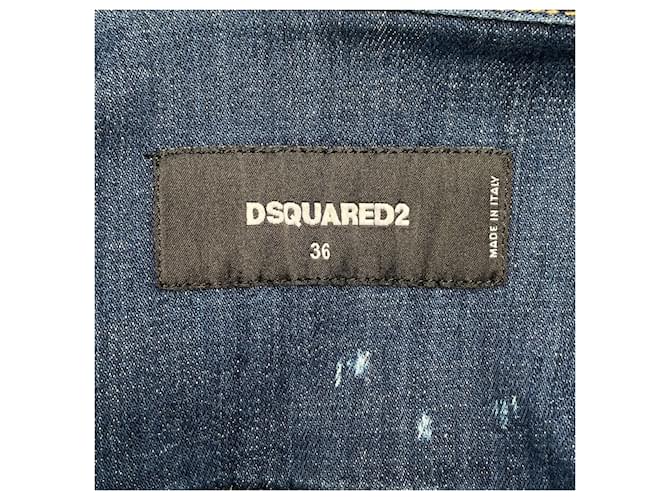 Autre Marque Chaqueta de algodón denim DSQUARED2 Azul - vista 8