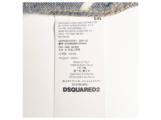 Autre Marque Chaqueta de algodón denim DSQUARED2 Azul - vista 9
