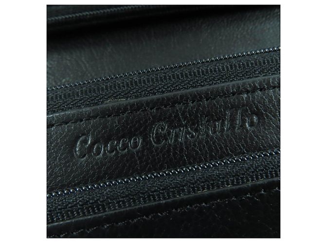 Autre Marque Borsa a tracolla Crocodile COCCO CRISTALLO Nero - vista 11