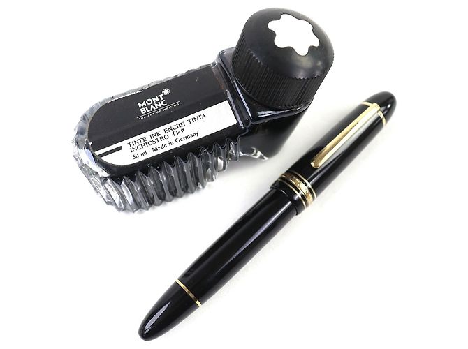 Montblanc Meisterstück 149 14K Füllfederhalter Schwarz Golden - Ansicht 2