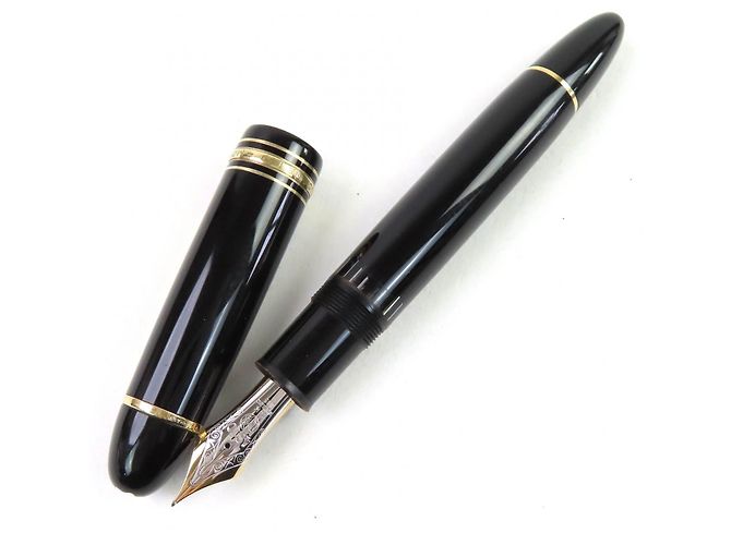 Montblanc Meisterstück 149 14K Füllfederhalter Schwarz Golden - Ansicht 3