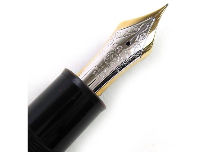 Montblanc Meisterstück 149 14K Füllfederhalter Schwarz Golden - Ansicht 4