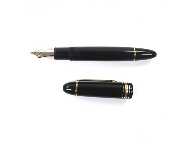 Montblanc Meisterstück Au750 Füllfederhalter Schwarz - Ansicht 3