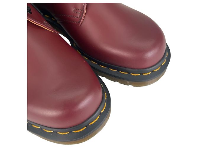 Autre Marque Dr.Martens 1461 Lederschuhe Rot - Ansicht 5