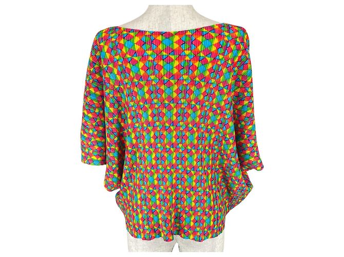 Issey Miyake PLEATS PLEASE PP23-FK383 T-shirt Multicolor - vista 2