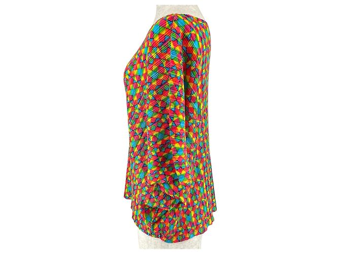 Issey Miyake PLEATS PLEASE PP23-FK383 T-shirt Multicolor - vista 4