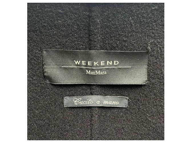 Max Mara WEEKEND MaxMara Wollmantel Schwarz - Ansicht 6