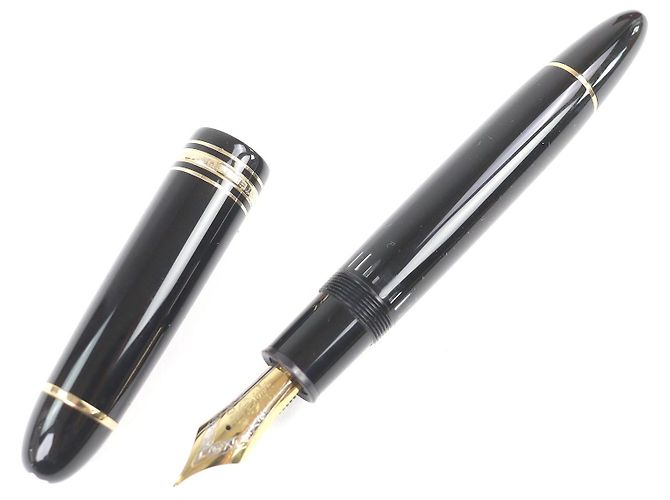Montblanc Meisterstück Au750 Füllfederhalter Schwarz - Ansicht 2