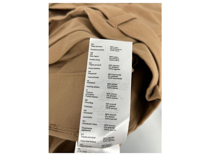 Pantalones cortos Maje marrones de algodón Castaño - vista 4