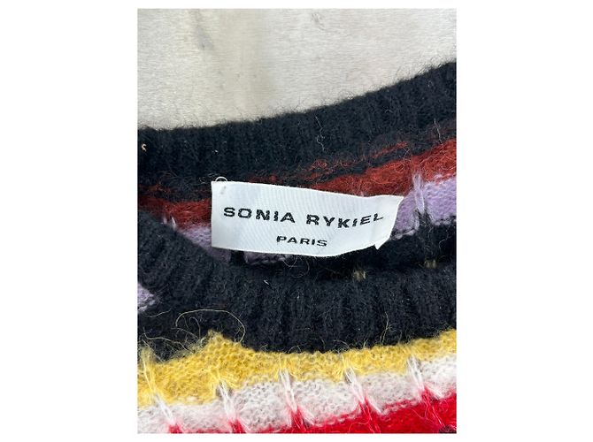 Sonia Rykiel Gestreiftes Maxikleid aus Strick Mehrfarben - Ansicht 5