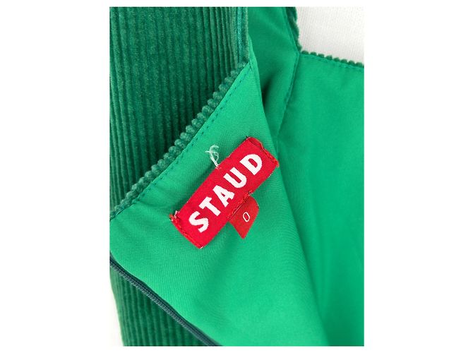 Mono de terciopelo verde Staud - vista 3