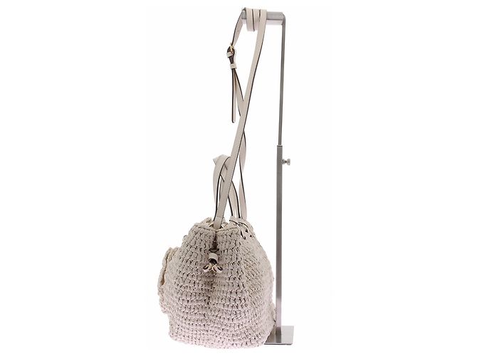 Ulla Johnson Gio Handtasche aus Raffia mit Blumenmuster - Ansicht 5