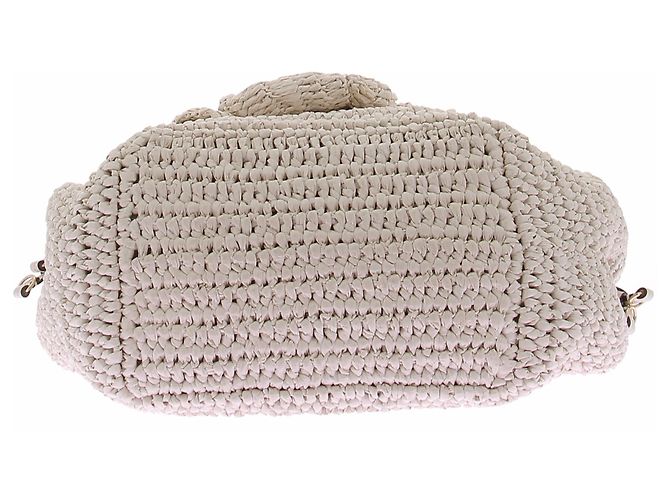 Ulla Johnson Gio Handtasche aus Raffia mit Blumenmuster - Ansicht 6