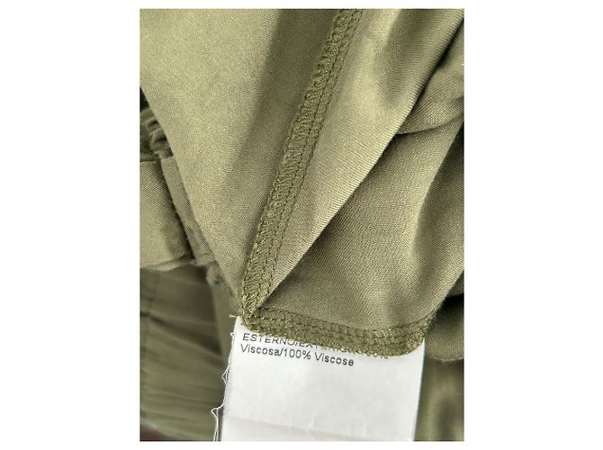 Autre Marque Mono VITAMIA caqui de viscosa Verde - vista 4