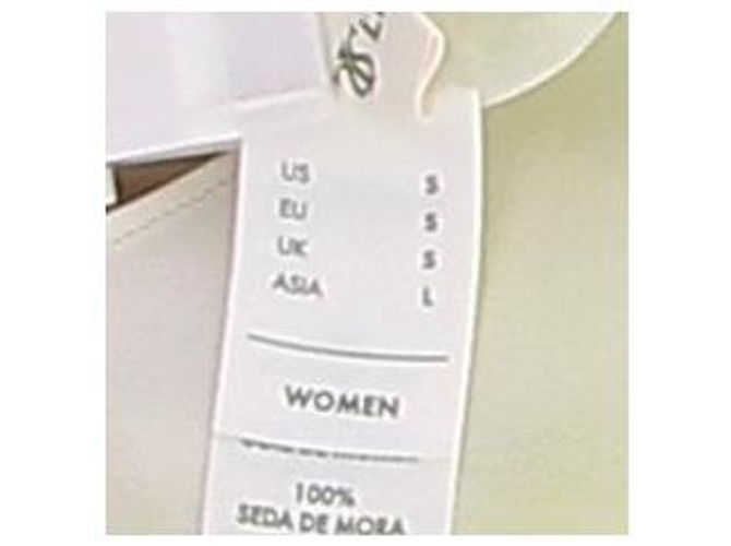 Autre Marque Vestido lencero de seda estampado Amarillo - vista 6