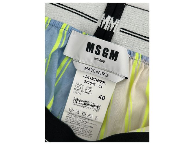 Shorts Cloud Msgm azul de algodão - vista 3