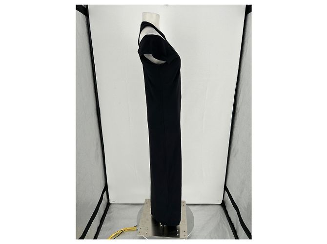 Diesel Schwarzes Maxi-Kleid mit Cut-Outs - Ansicht 3