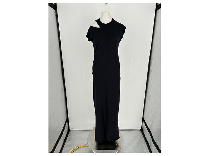 Diesel Schwarzes Maxi-Kleid mit Cut-Outs - Ansicht 4