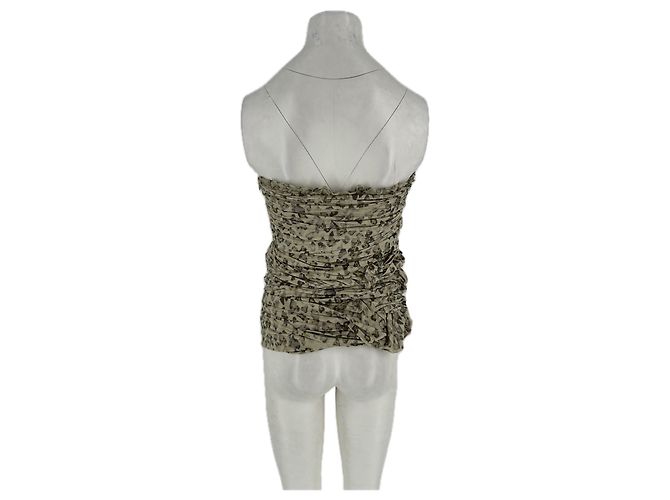 Ermanno Scervino Bustier beige estampado - vista 2