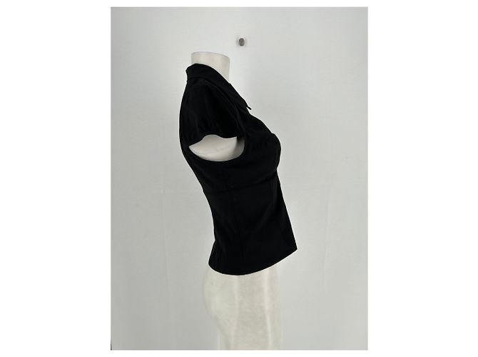 Autre Marque Schwarzes Hemd aus Polyester S - Ansicht 4