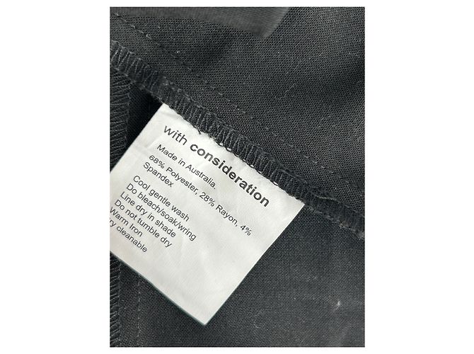 Autre Marque Schwarzes Hemd aus Polyester S - Ansicht 6