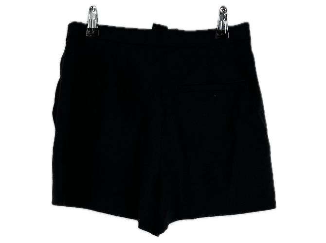 Autre Marque LOULOU STUDIO Serge Shorts Schwarz Wolle - Ansicht 2