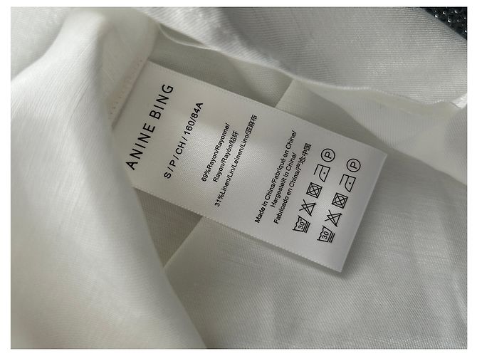 Anine Bing Camicia Bianca Bianco - vista 6