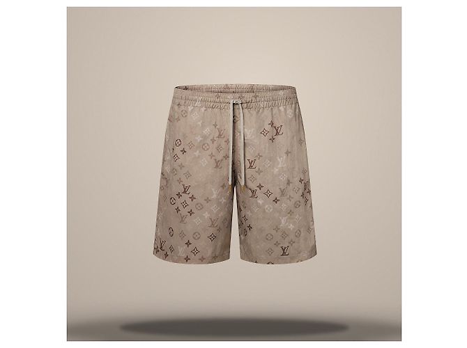 Louis Vuitton Bañador Monogram Regular Fit Castaño - vista 2
