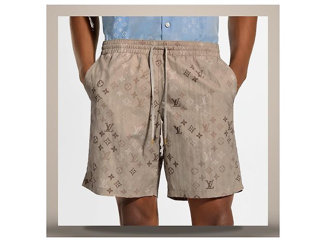 Louis Vuitton Bañador Monogram Regular Fit Castaño - vista 3