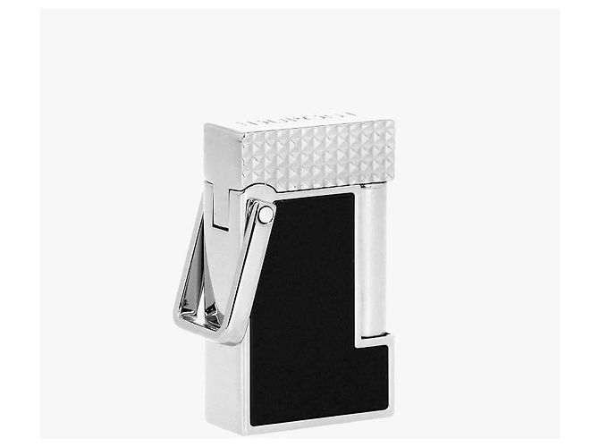 St Dupont Halsband für Feuerzeug Schwarz Silber - Ansicht 7