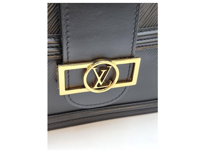 Louis Vuitton Mini Dauphine Epi Black Nero - vista 13