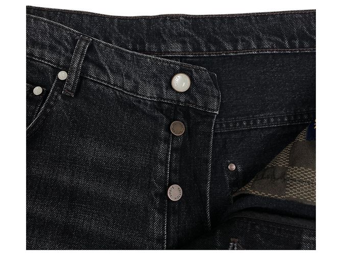 Louis Vuitton Skate Fit Denimhose Schwarz - Ansicht 4