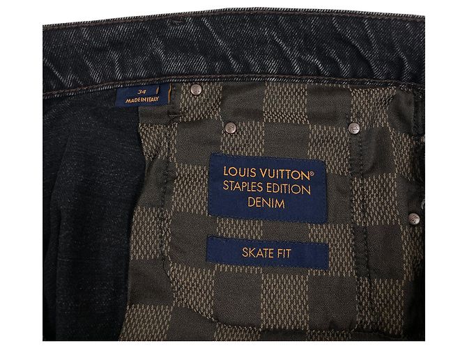 Louis Vuitton Skate Fit Denimhose Schwarz - Ansicht 5