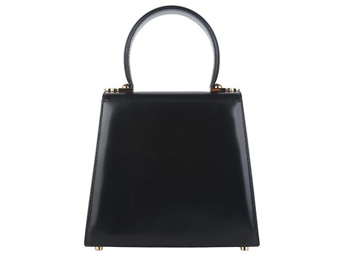 Salvatore Ferragamo Borsa a tracolla Kelly Small Gancini tono oro D'oro - vista 3