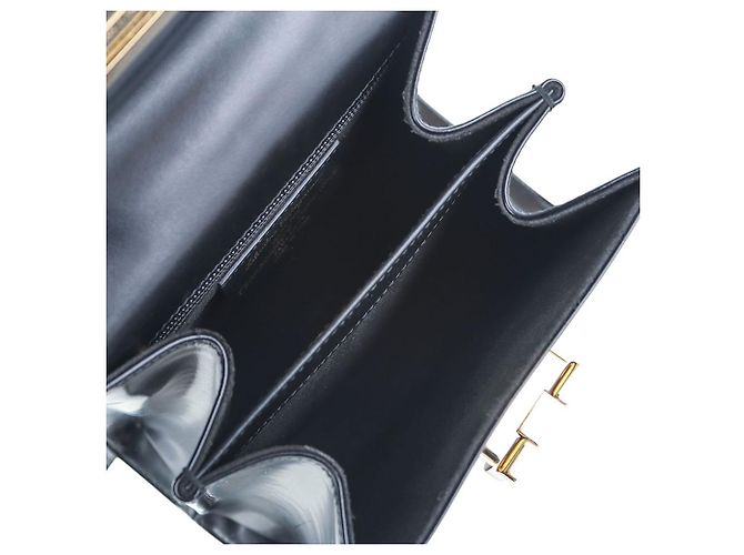 Salvatore Ferragamo Borsa a tracolla Kelly Small Gancini tono oro D'oro - vista 7