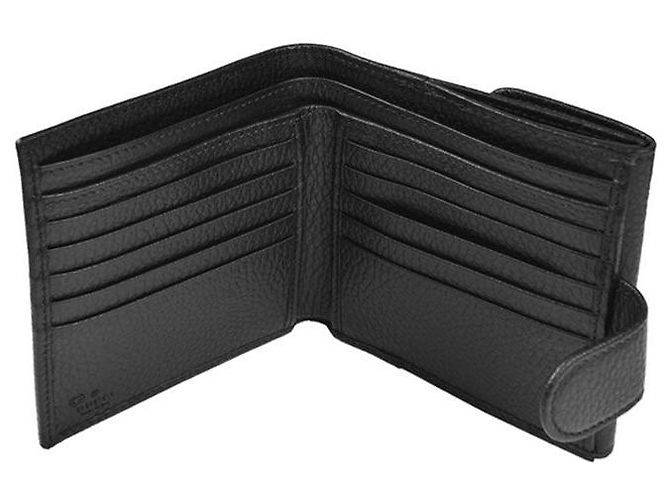 Gucci Portafoglio con patta interlocking Nero - vista 2