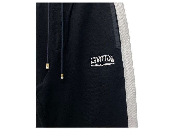 Pantaloni in jersey ibridi Louis Vuitton bianchi Bianco - vista 2