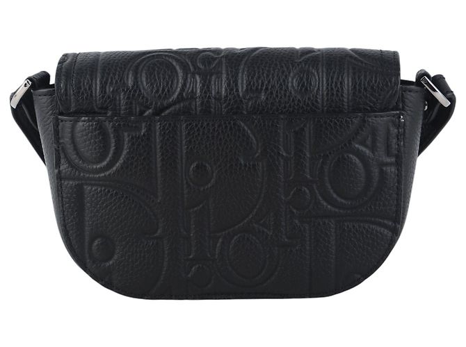 Dior Borsa a tracolla Gravity Saddle Mini Flap Nero - vista 3