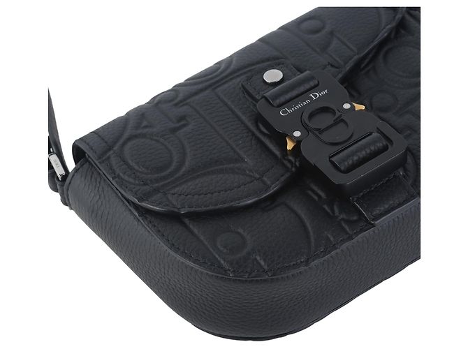 Dior Borsa a tracolla Gravity Saddle Mini Flap Nero - vista 5